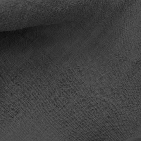 Perla Iron - Grey prewashed curtain fabric