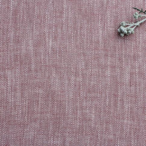 Ria Rose - Pale Pink Herringbone Fabric