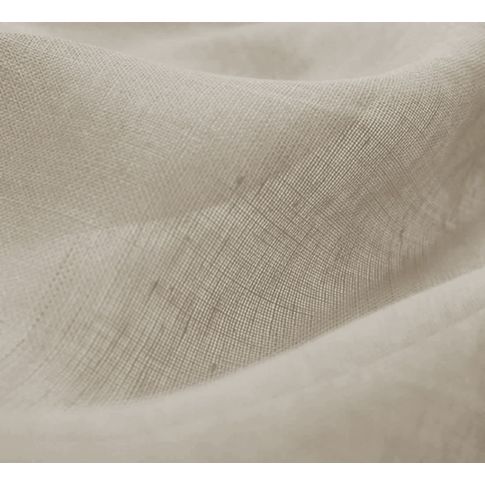 Salla Oatmeal - Natural sheer fabric, 100% linen, pre-washed