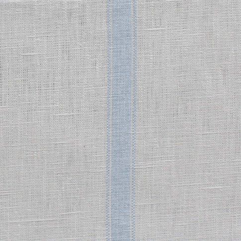 Rune Shadow Blue - vertical blue tone striped fabric.