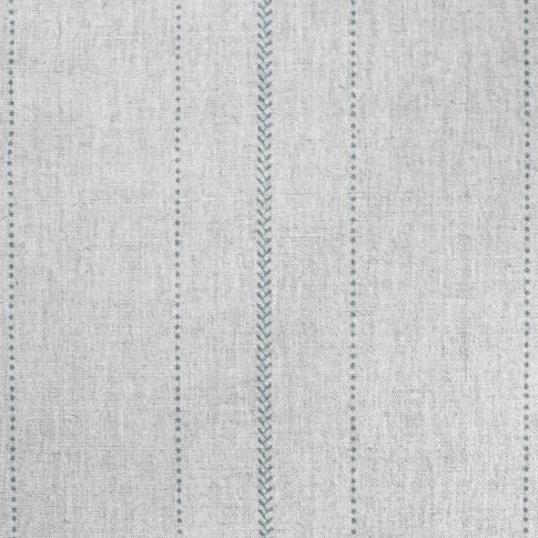 Inari True Blue - Curtain fabric with Light Blue striped print