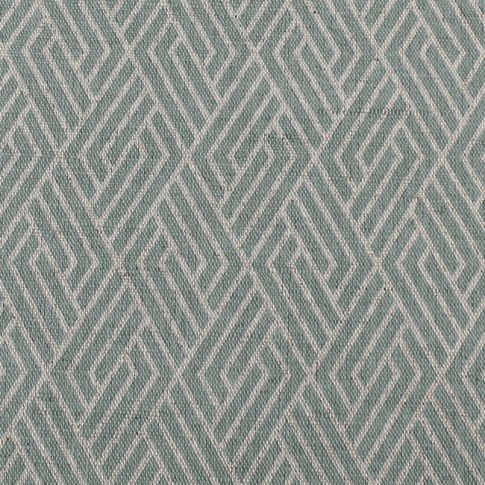 Vera Verde - Natural curtain fabric, Light Green contemporary print