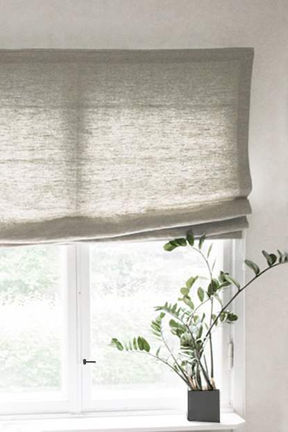 Linen Roman blinds